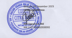 Stempel Resmi BUMDes Citra Bakti